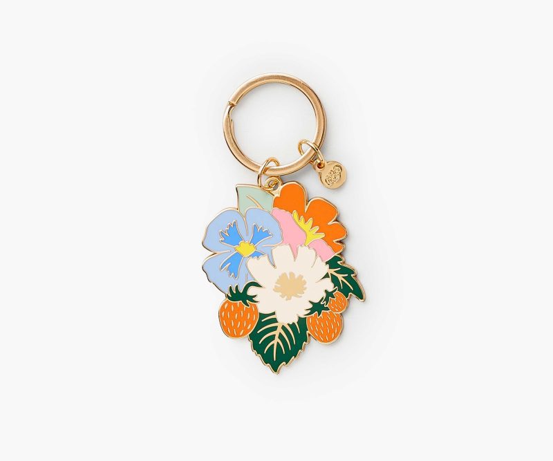 ekm009 strawberry fields enamel keychain 01