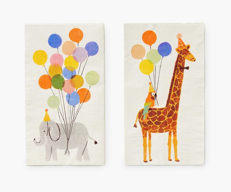 psh003 party animals guest napkins 02